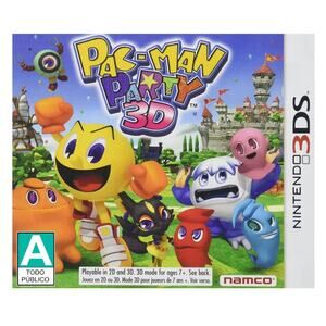 Pac-Man Party 3D Nintendo 3DS Electronic Digital Video Game Namco Entertainment